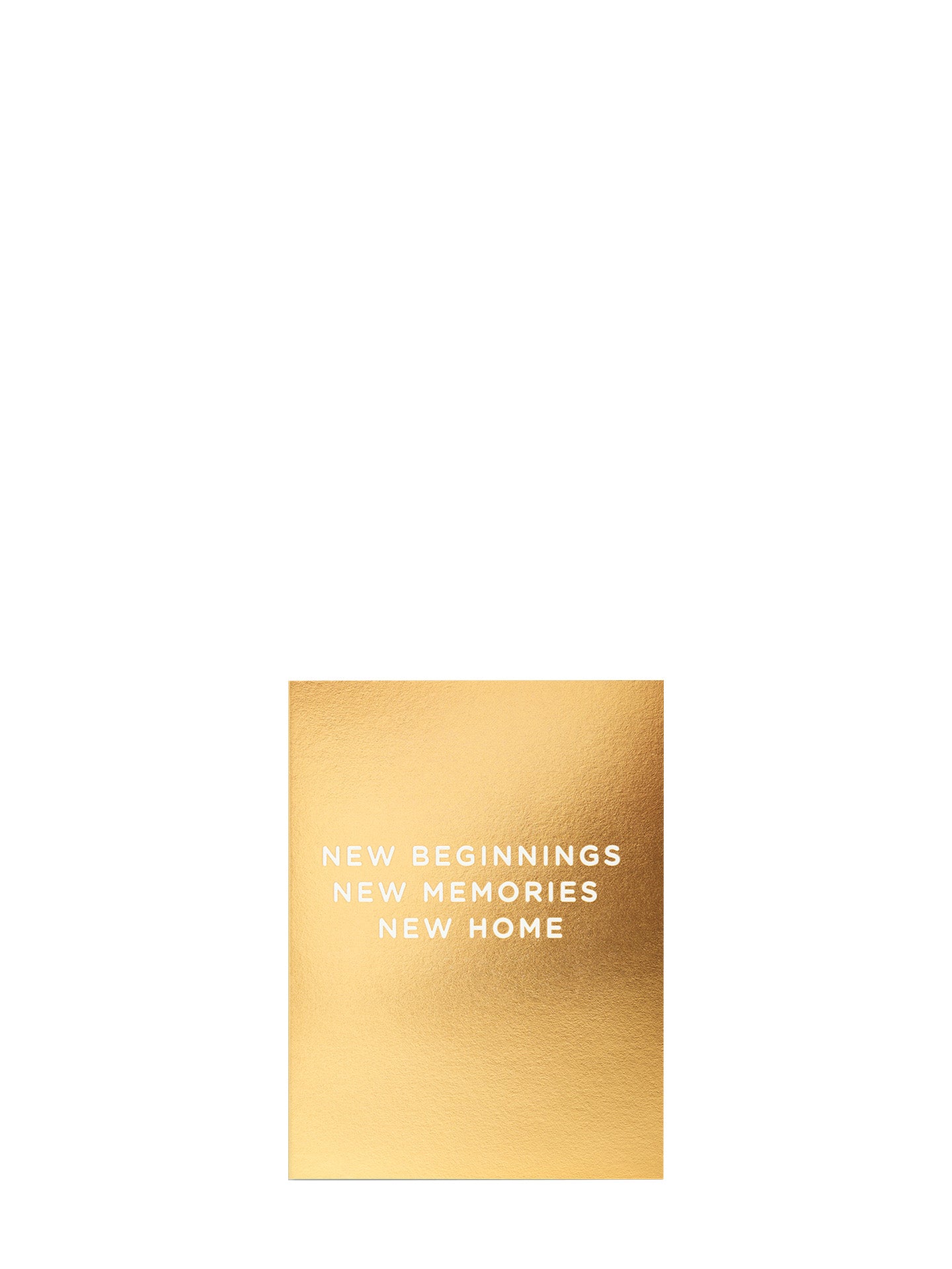 New beginnings golden new home mini card