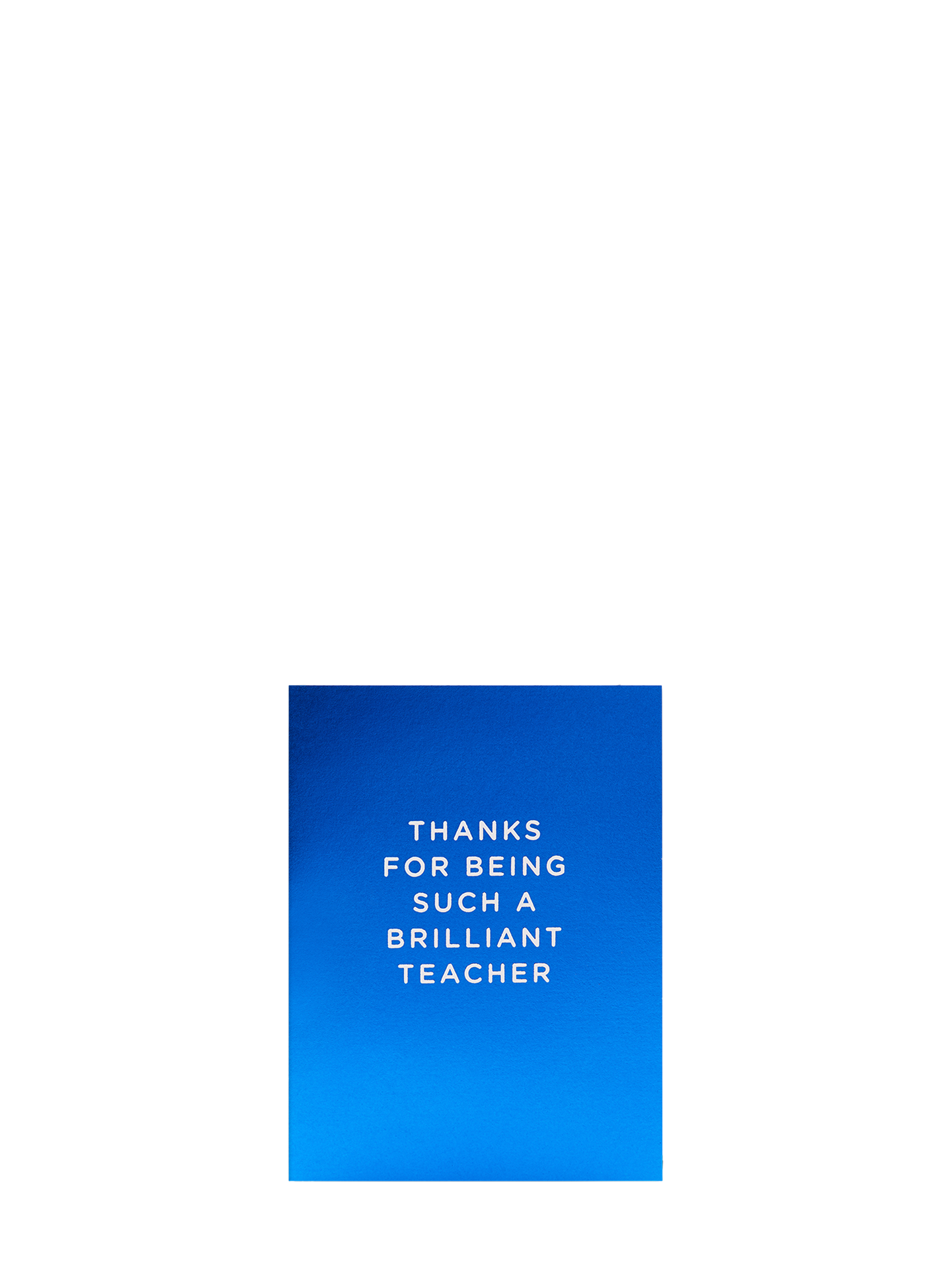 Thanks For Being Great Teacher mini thank you card by Cherished