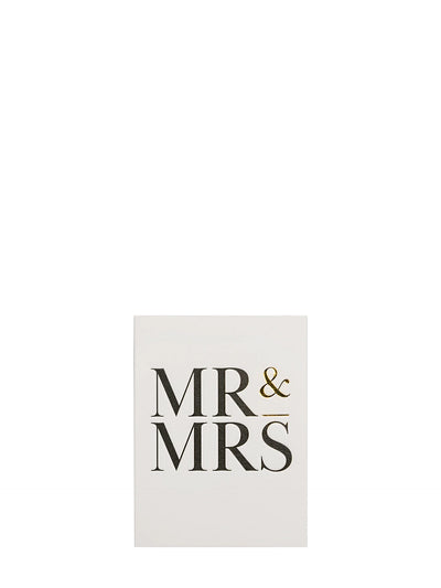 Mr & Mrs, Mini Wedding Card