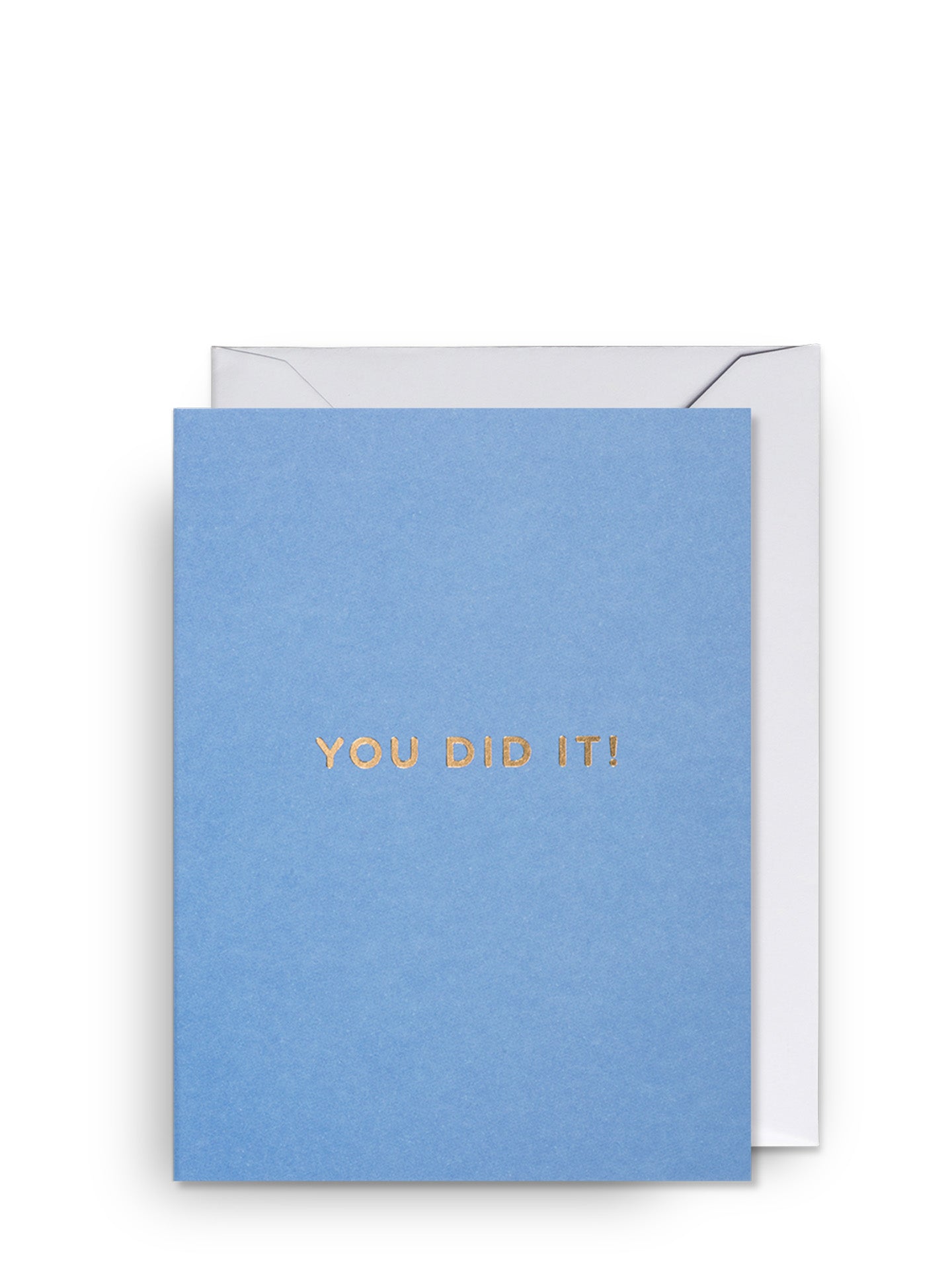 You did it! Mini graduation card