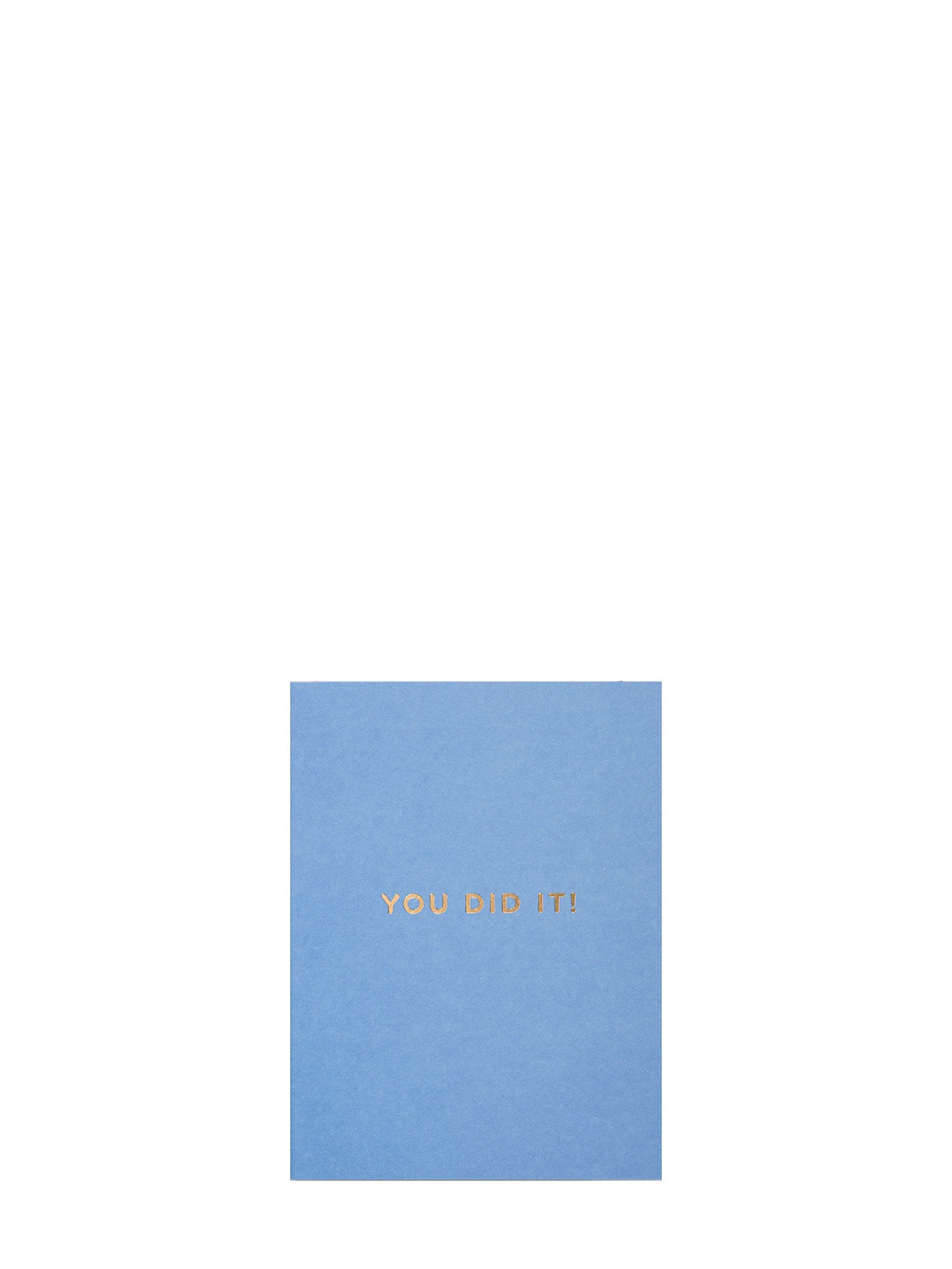 You did it! Mini graduation card