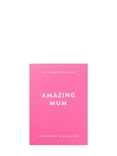 A Beautiful and Amazing Mum Hot Pink Mother's Day Card