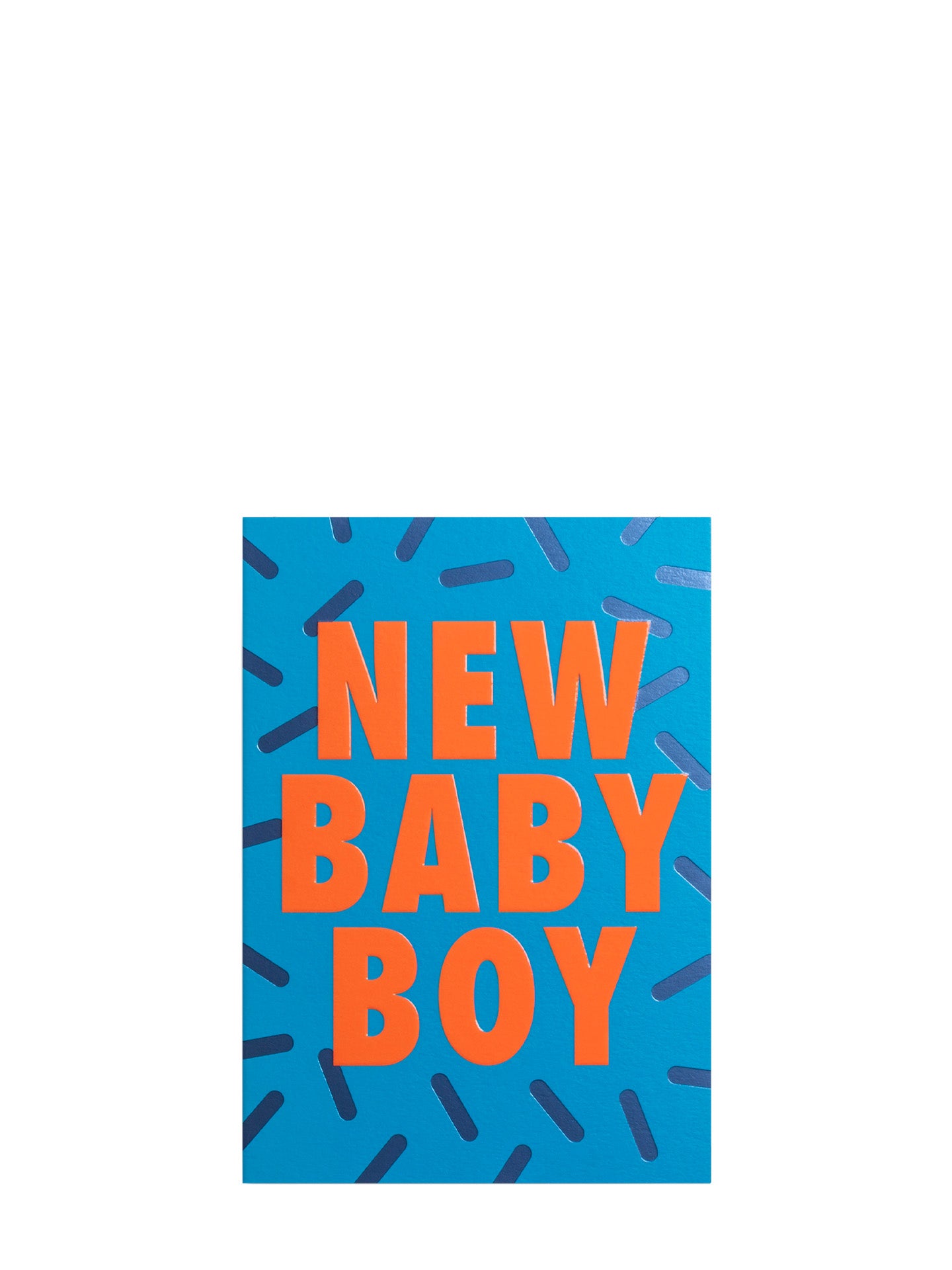 New baby boy sprinkles new baby card
