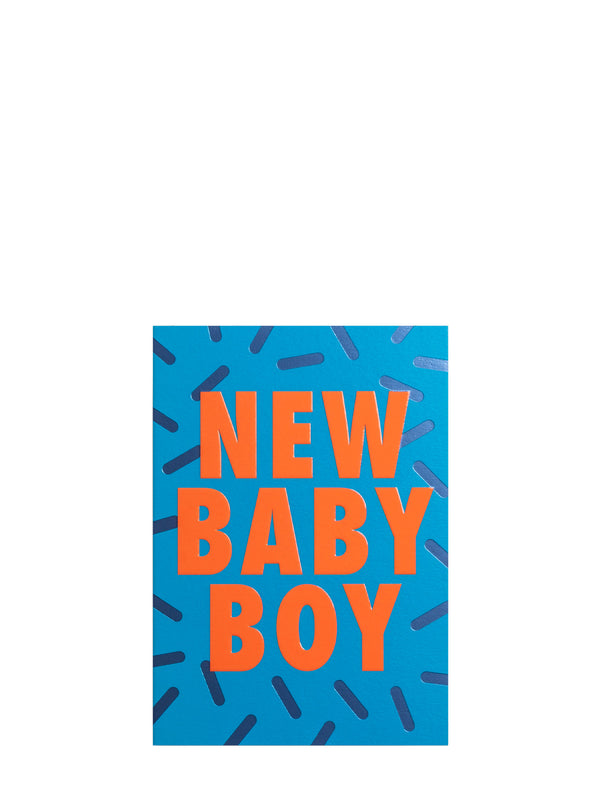 New baby boy sprinkles new baby card