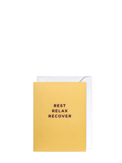 Relax rest recover mini card
