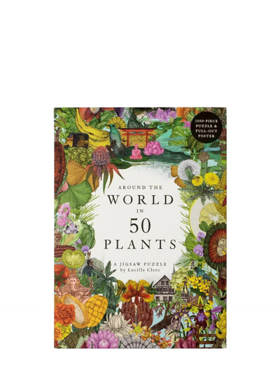 Around the World in 50 Plants puzzle (1000 pieces)
