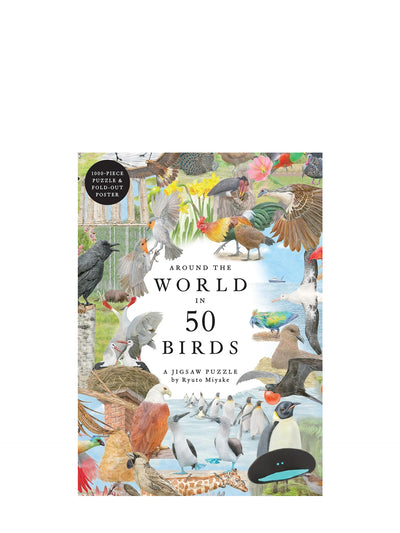 Around the World in 50 Birds puzzle (1000 pieces)