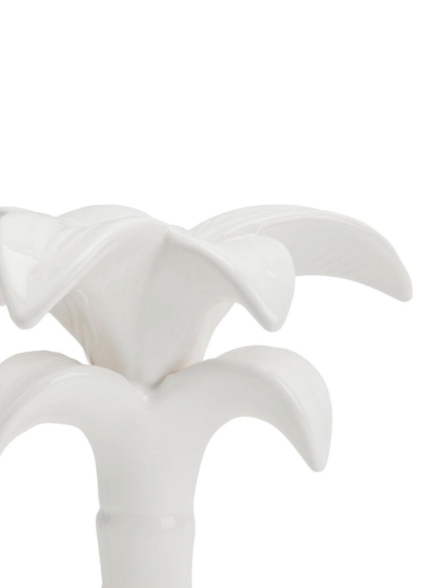 White Palm Candleholder, Medium