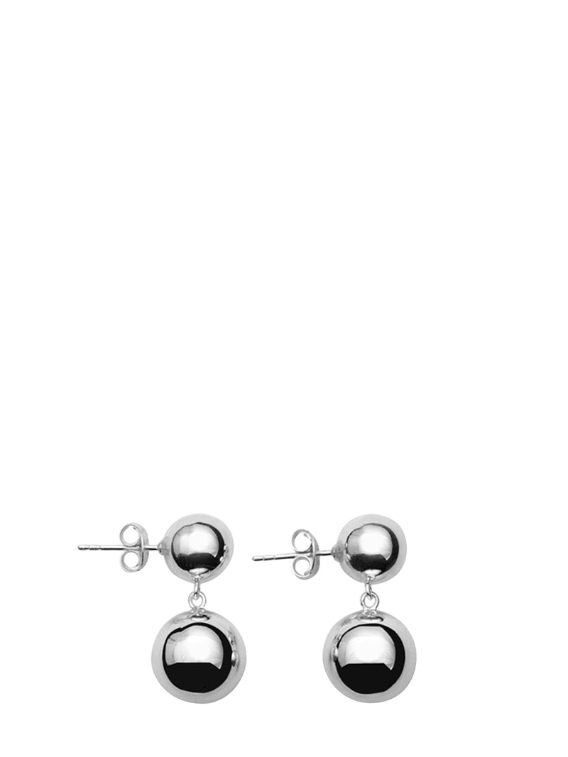 Caroline earrings, silver