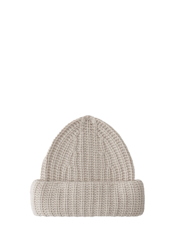 Beatris cashmere beanie, sand beige