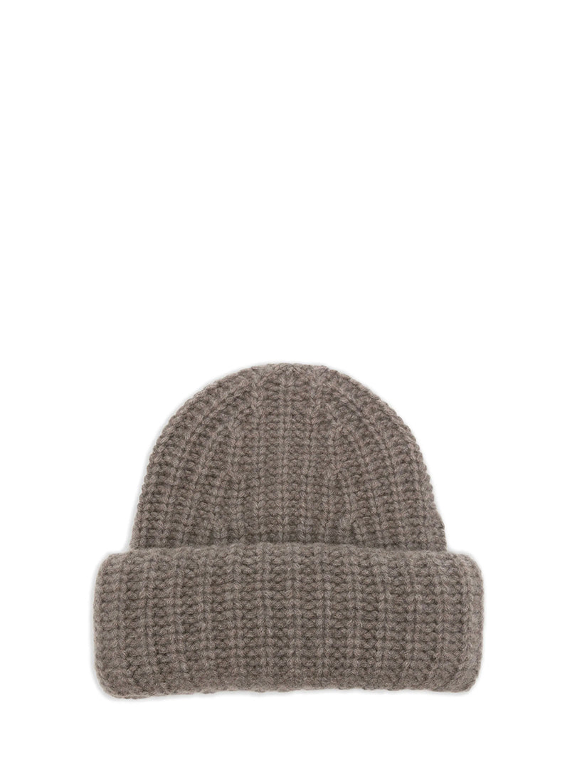 Beatris cashmere beanie, truffle brown
