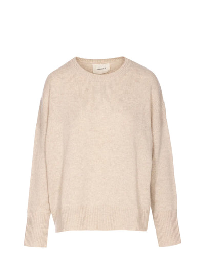 Mila cashmere sweater, oyster