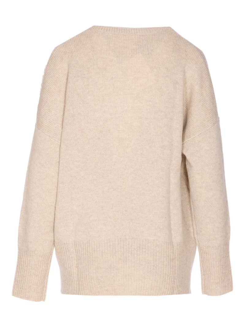 Mila cashmere sweater, oyster