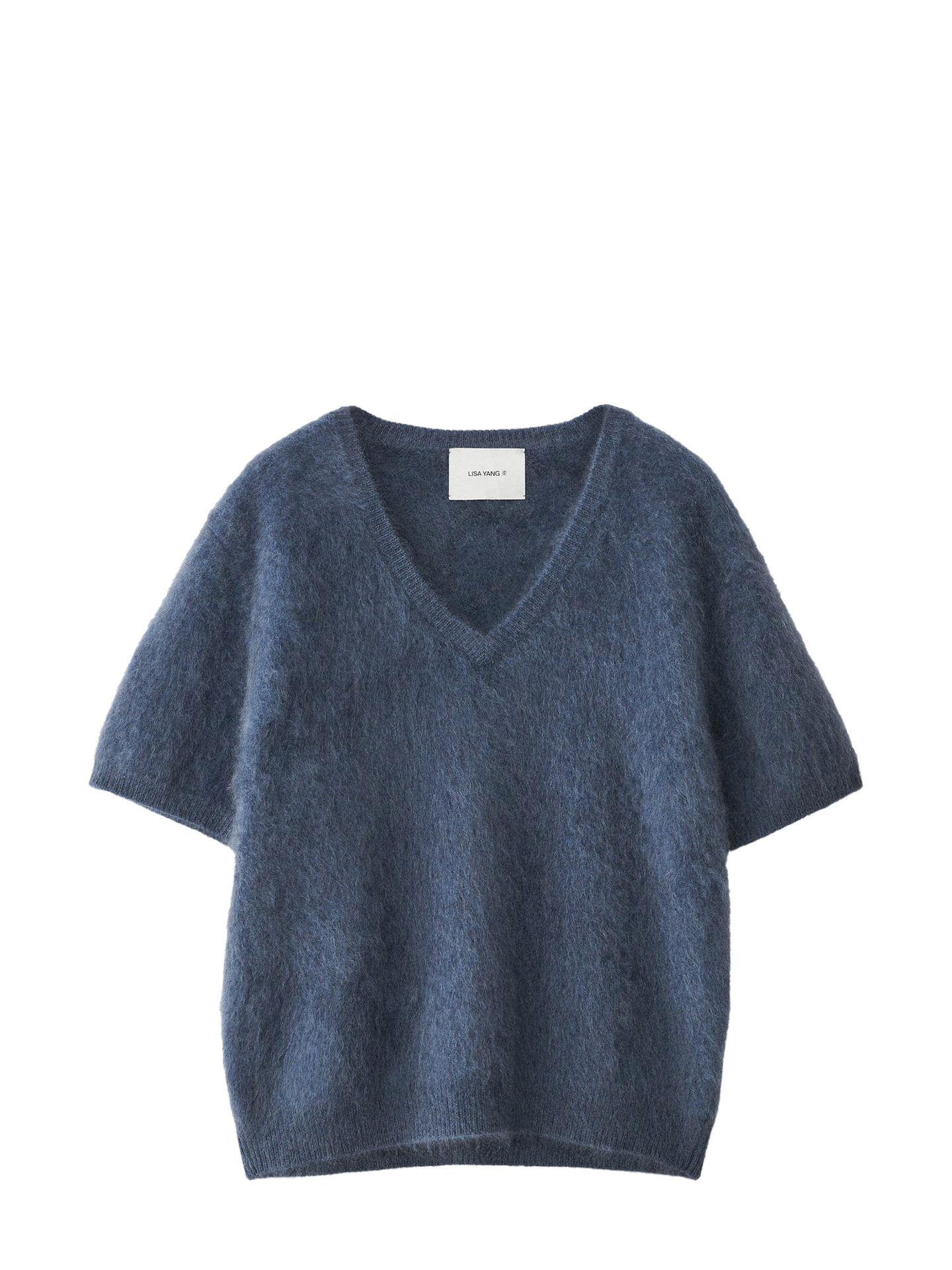 Lovisa short-sleeve sweater, nightfall blue