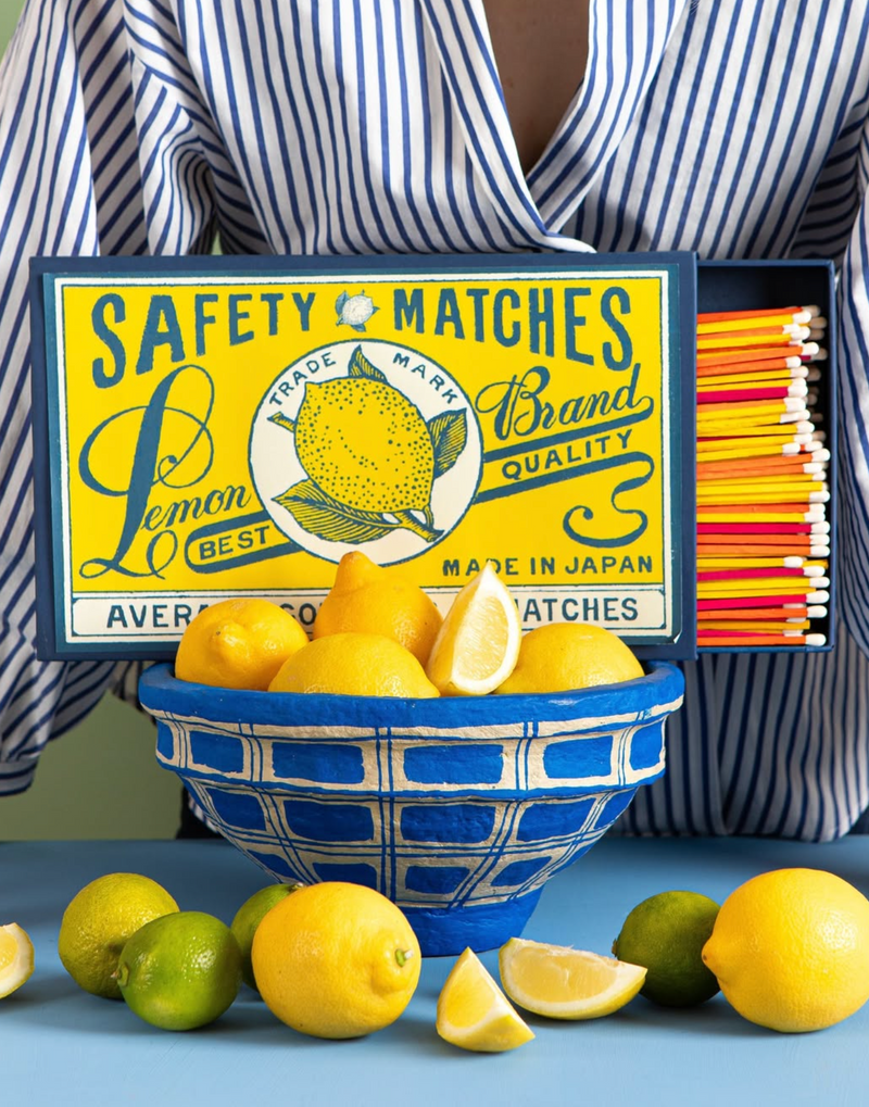 Lemon giant matches (30cm)