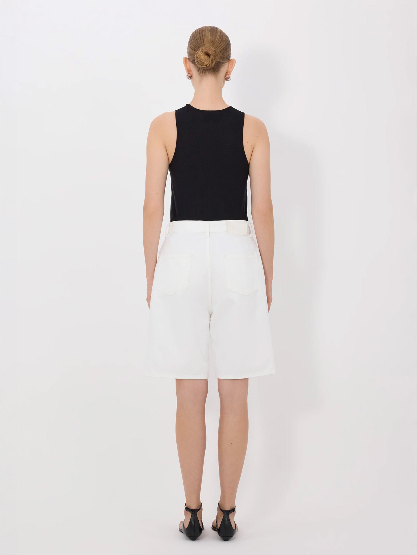 Isu lds demin shorts, ivory