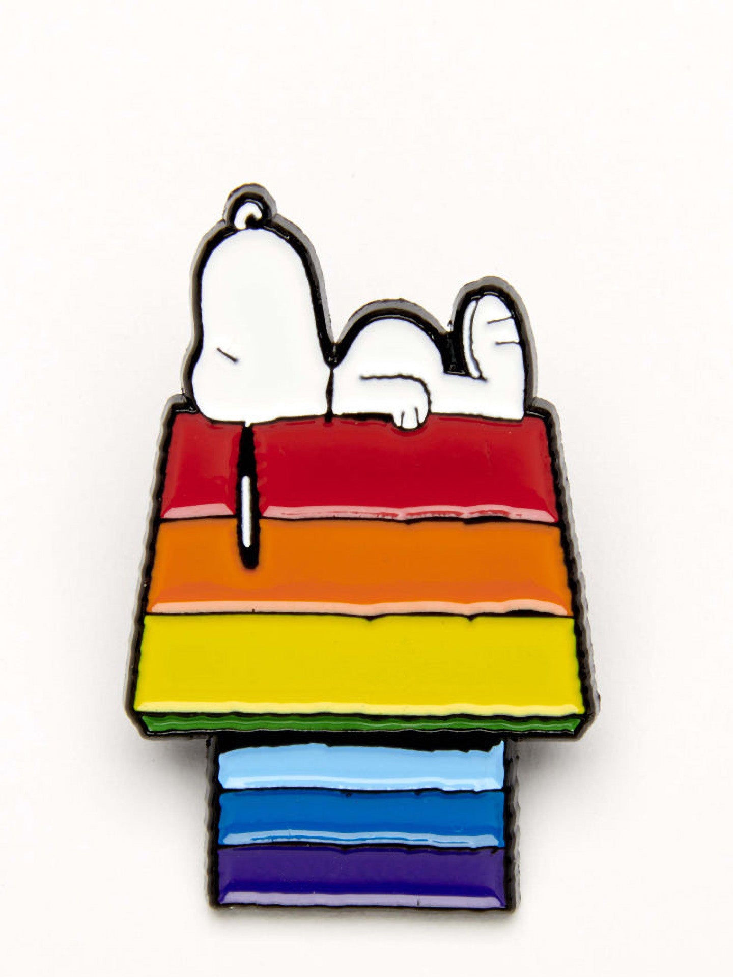 Peanuts Good Vibes Pin, Rainbow House