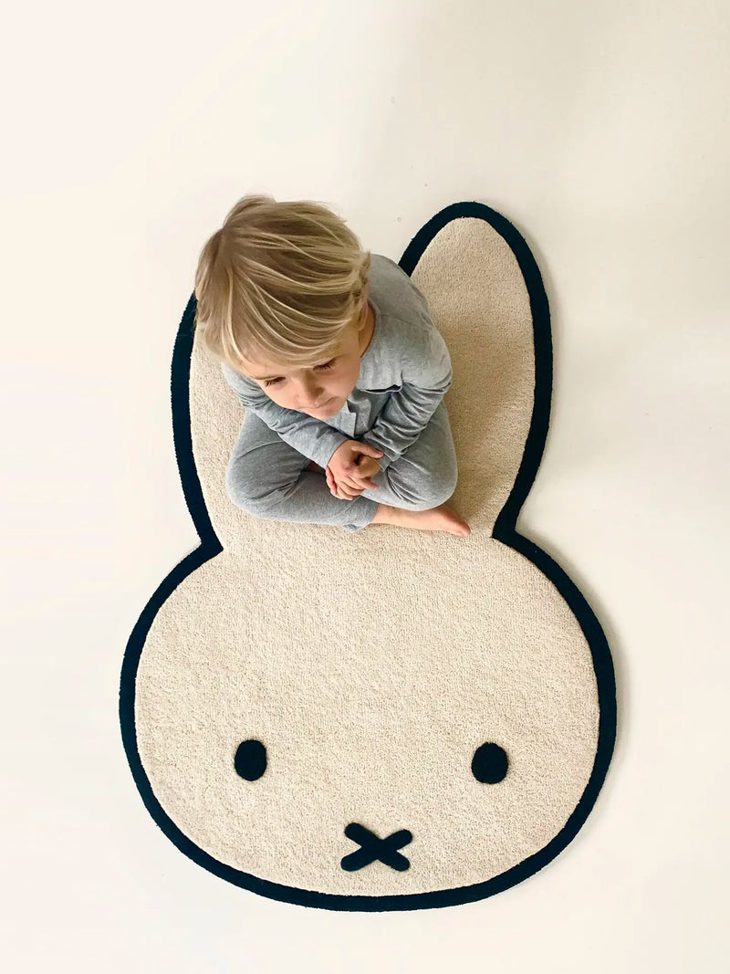 Miffy small wool rug, offwhite (80 x 110 cm)