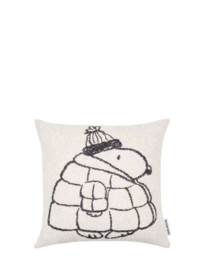 Puffer Jacket Snoopy Peanuts wool cushion cover