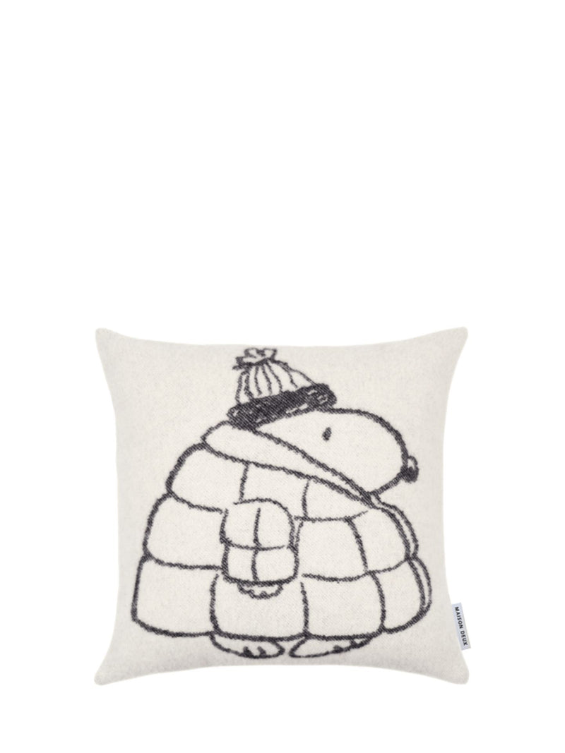 Puffer Jacket Snoopy Peanuts wool cushion cover