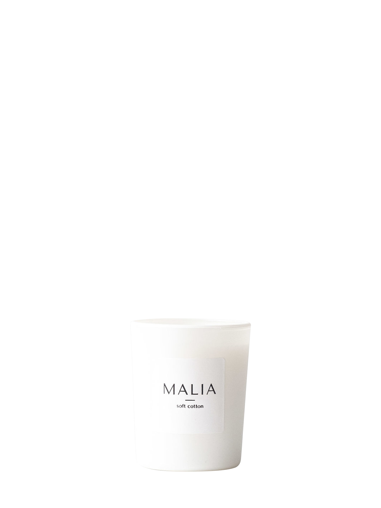 Soft cotton mini candle (75g)