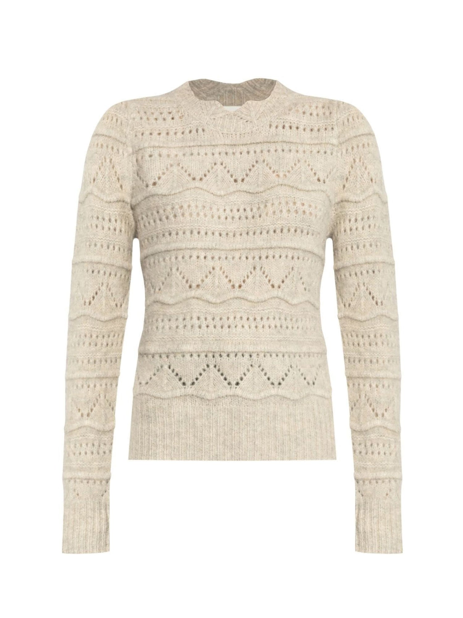 Othona alpaca knitted sweater, sand