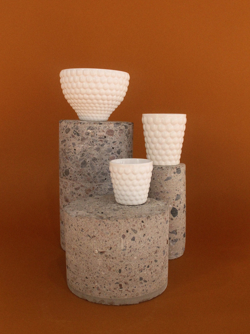 Bubbles small bowl, white (13cm / 60cl)