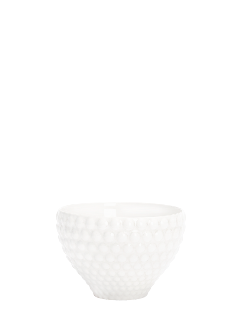 Bubbles small bowl, white (13cm / 60cl)