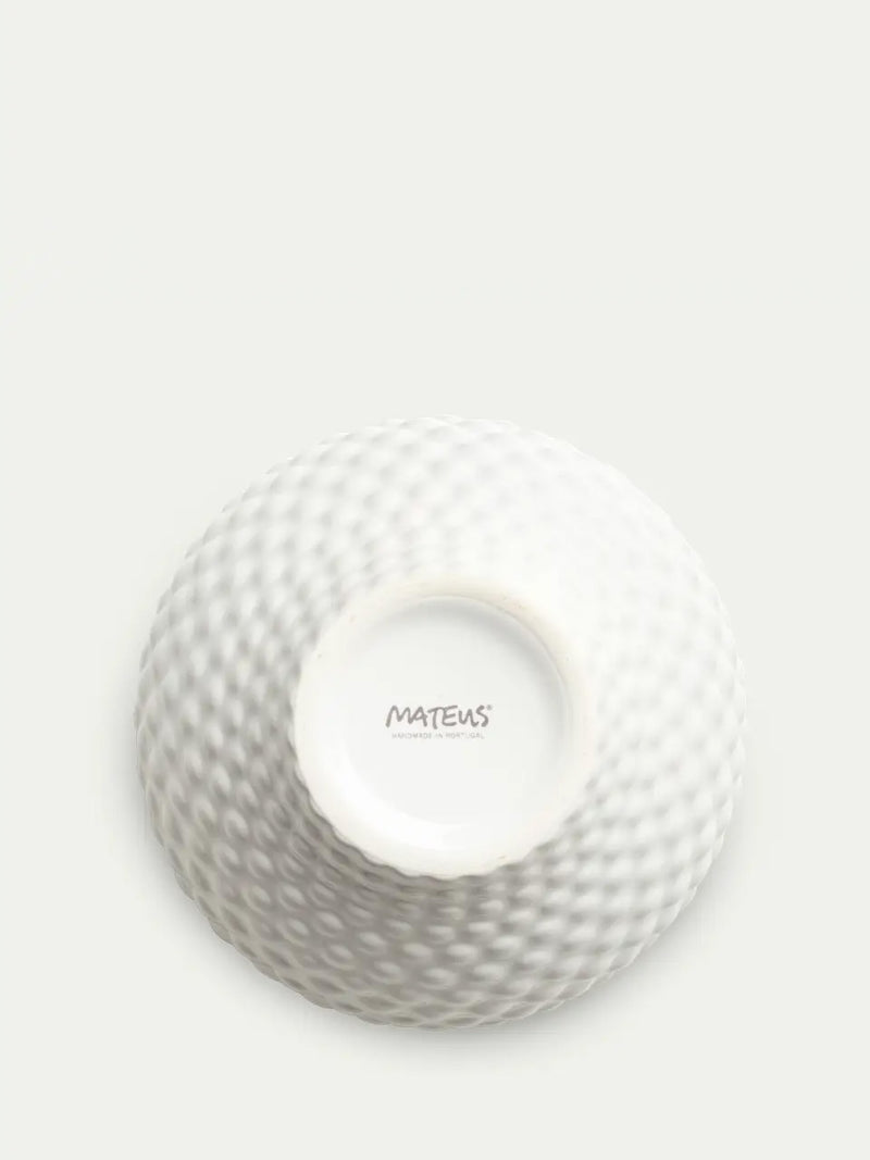 Bubbles small bowl, white (13cm / 60cl)