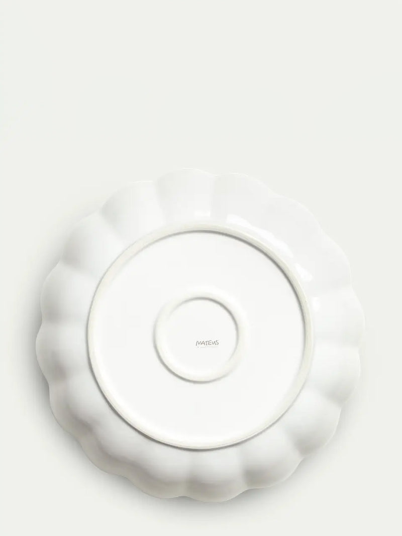Oyster bowl, white (24 cm)