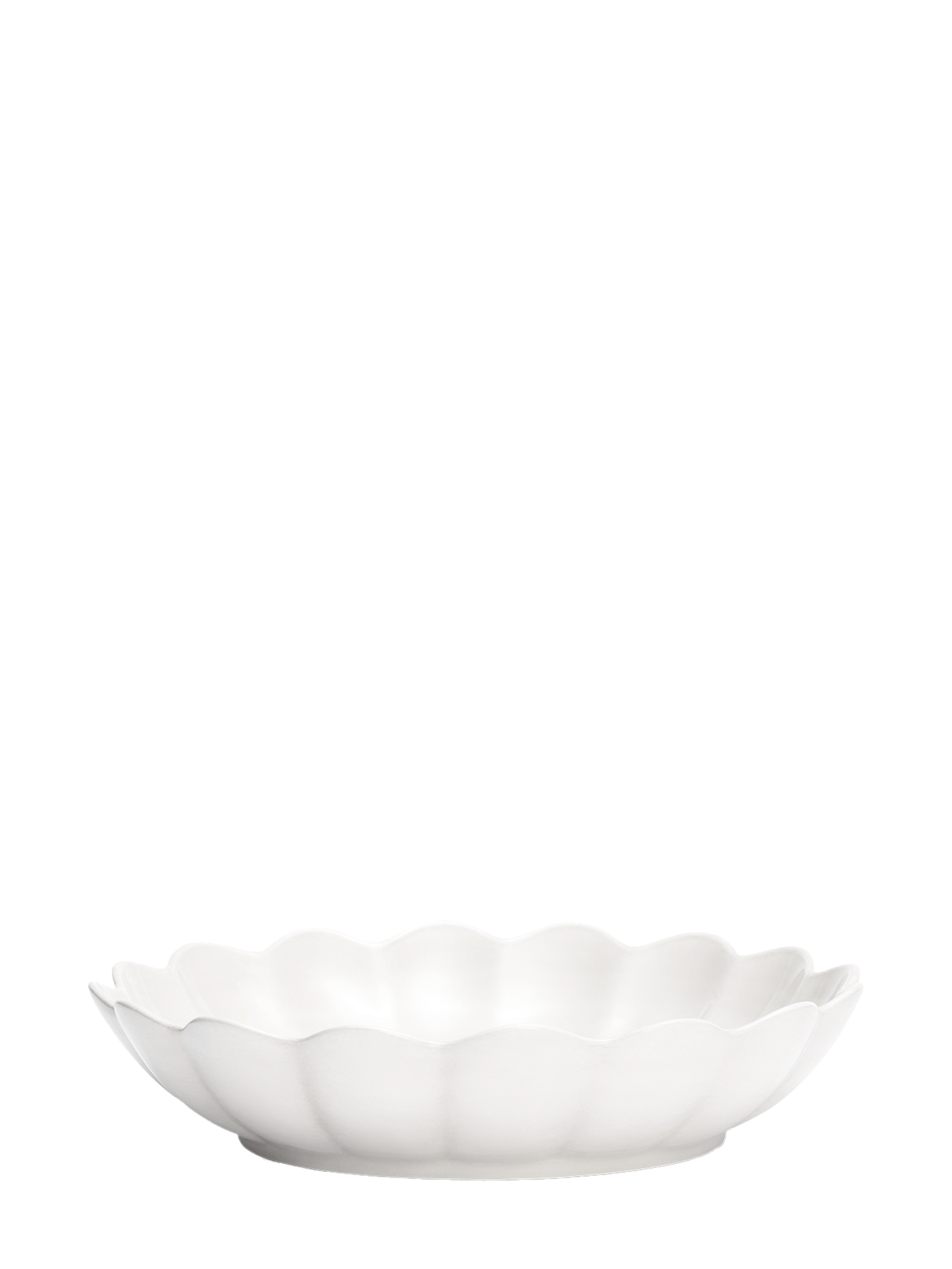 Oyster big bowl, white (31 cm)