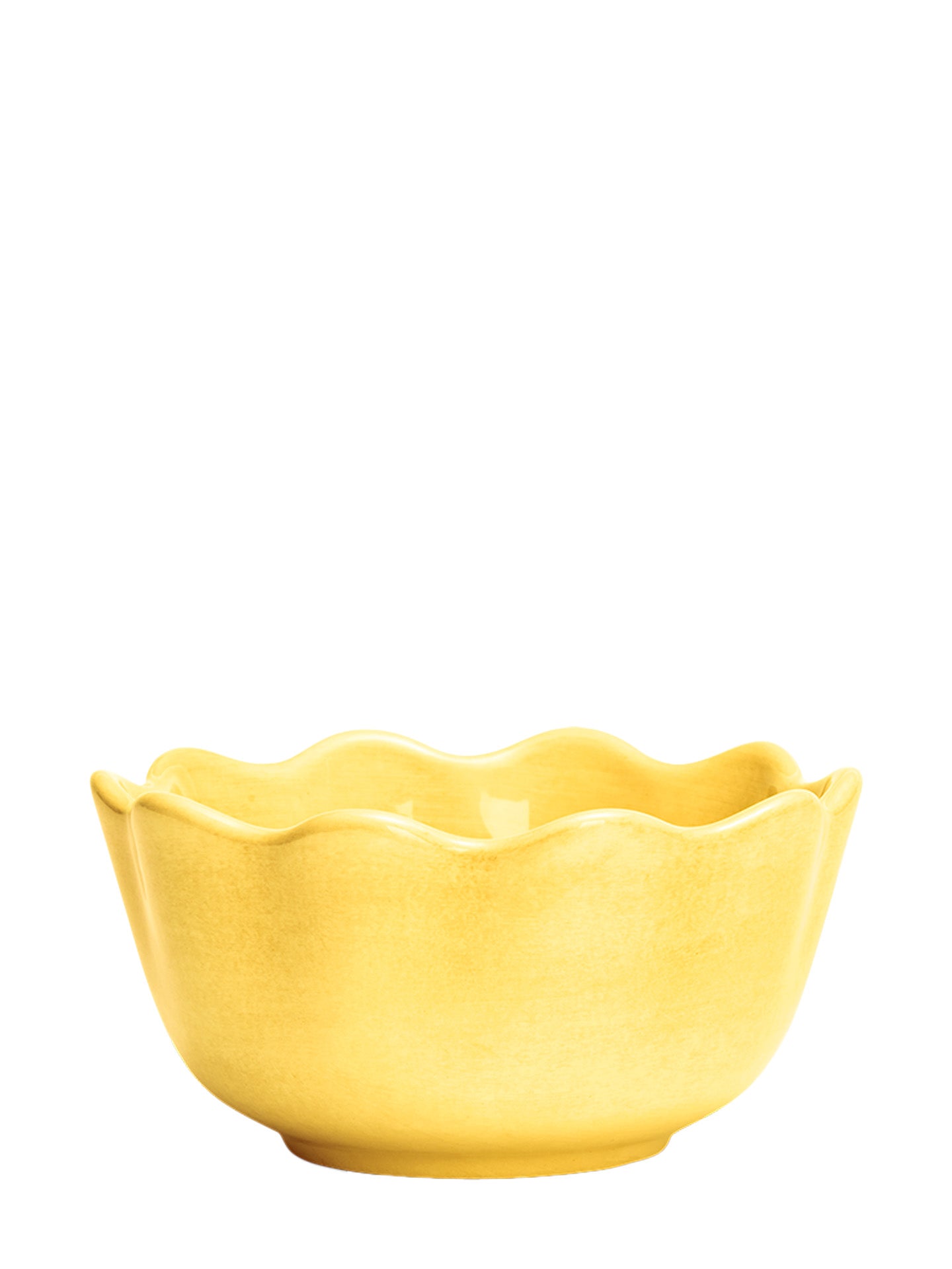 Oyster small bowl, yellow (13 cm)