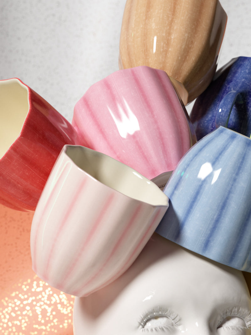 Oyster mug, light pink (60 cl)