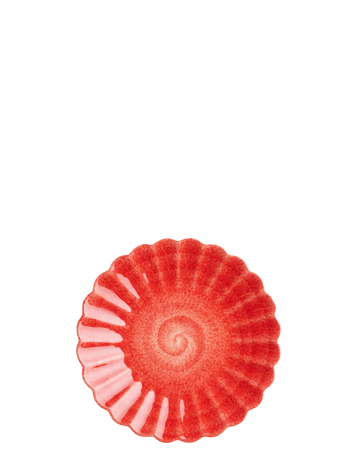 Oyster small plate, red (20 cm)