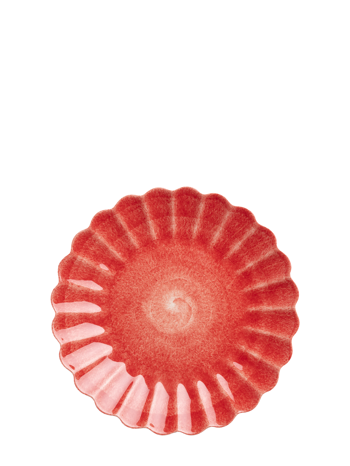 Oyster dinner plate, red (28 cm)