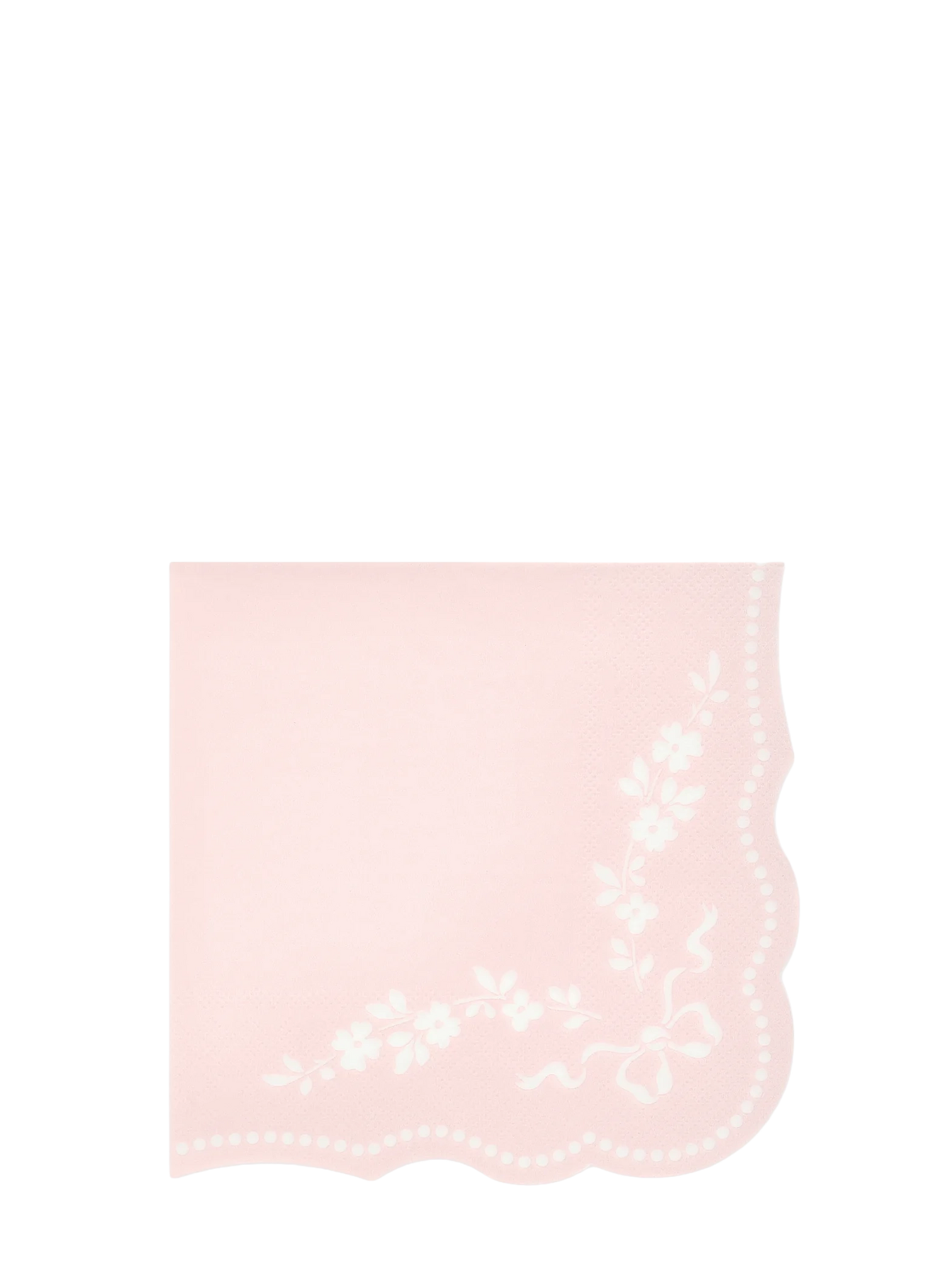 Rococo pink dinner napkins