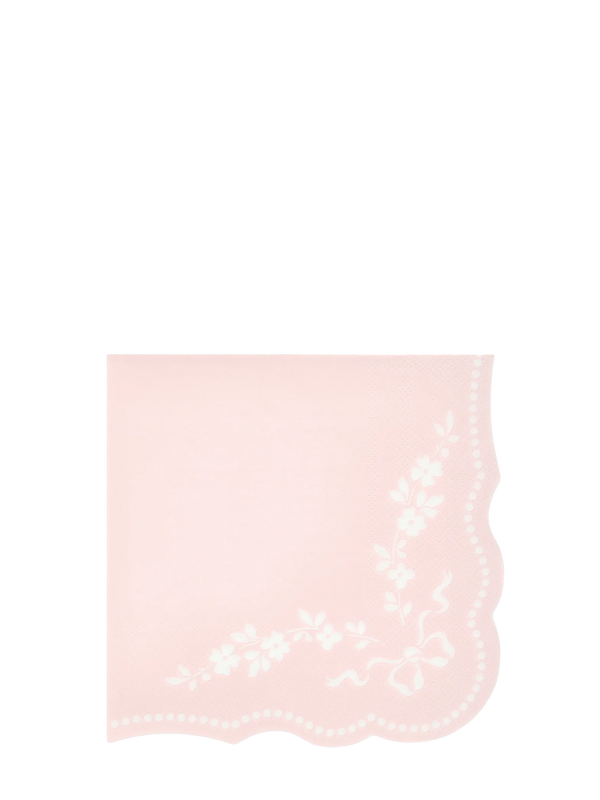 Rococo pink dinner napkins