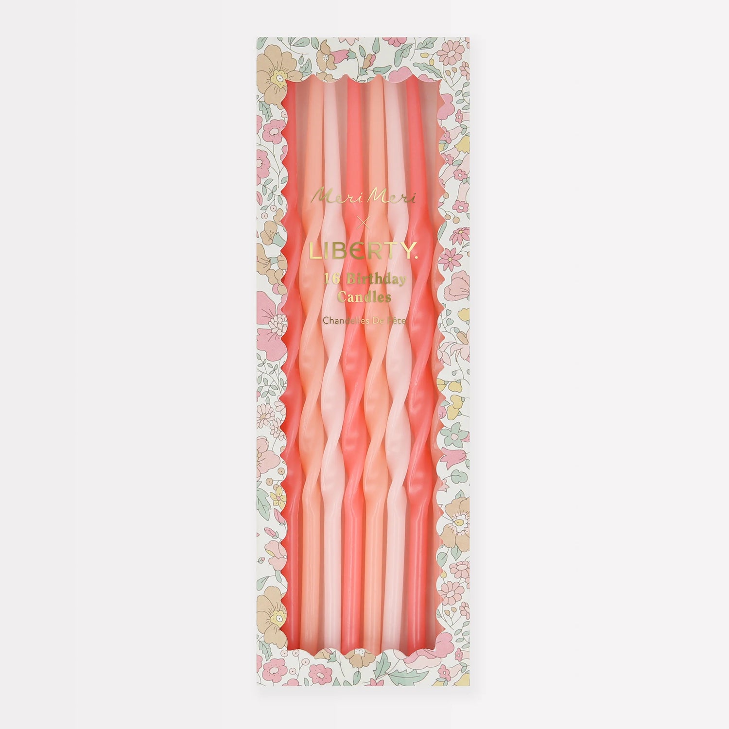 Meri Meri x Liberty wharfedale party candles