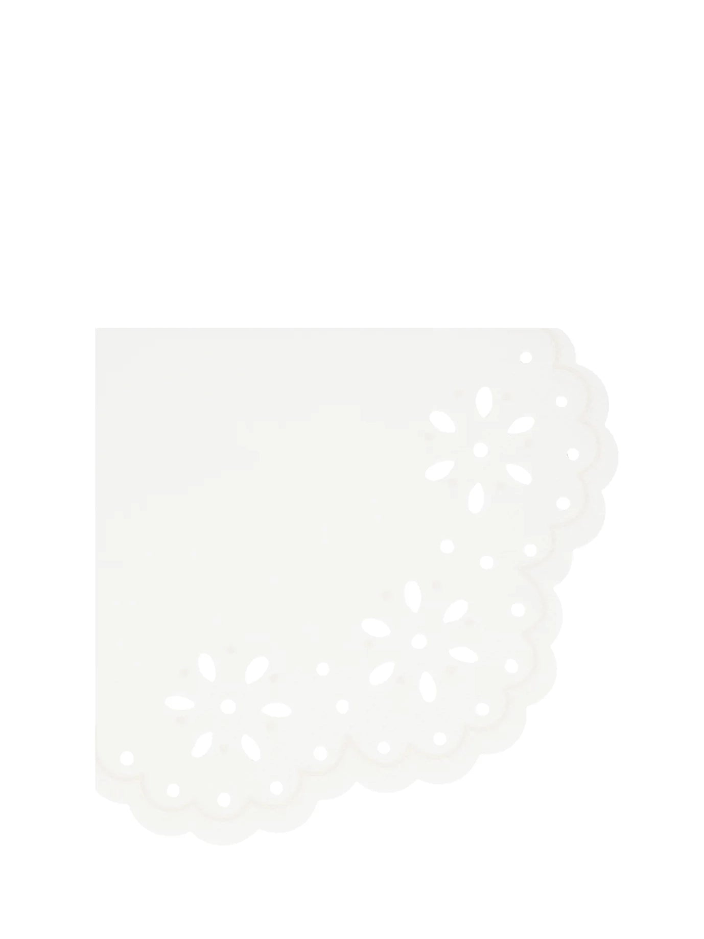 Broderie anglaise dinner napkins, pack of 16