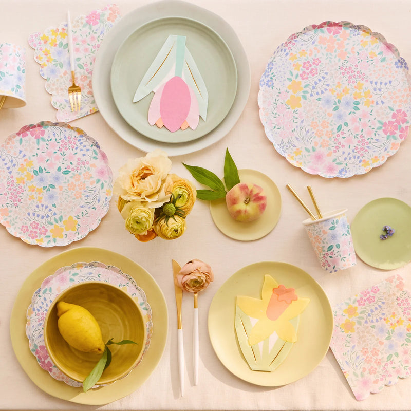 Cottage garden dinner napkins