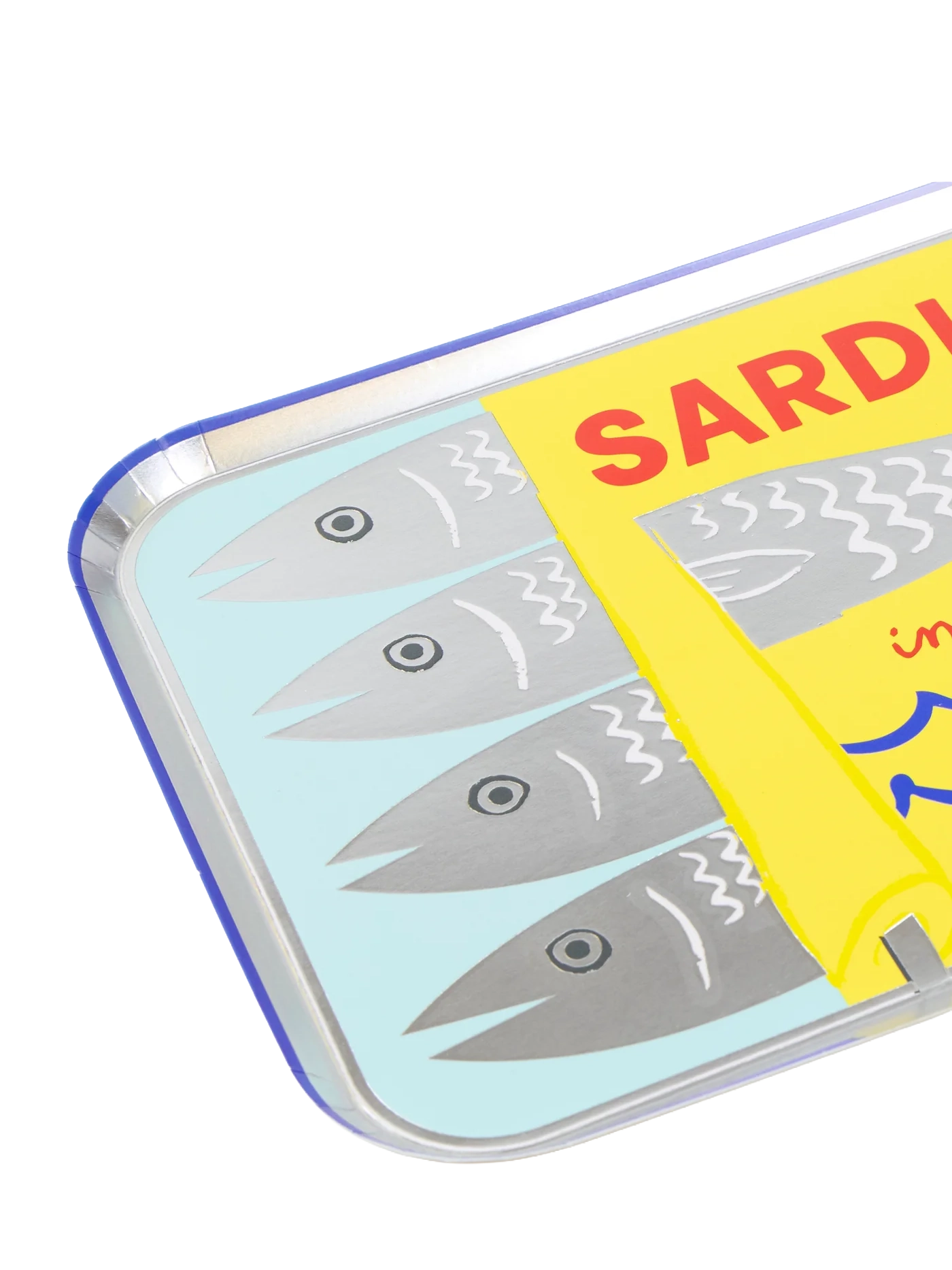 Tinned sardine can shaped paper plates, set of 8