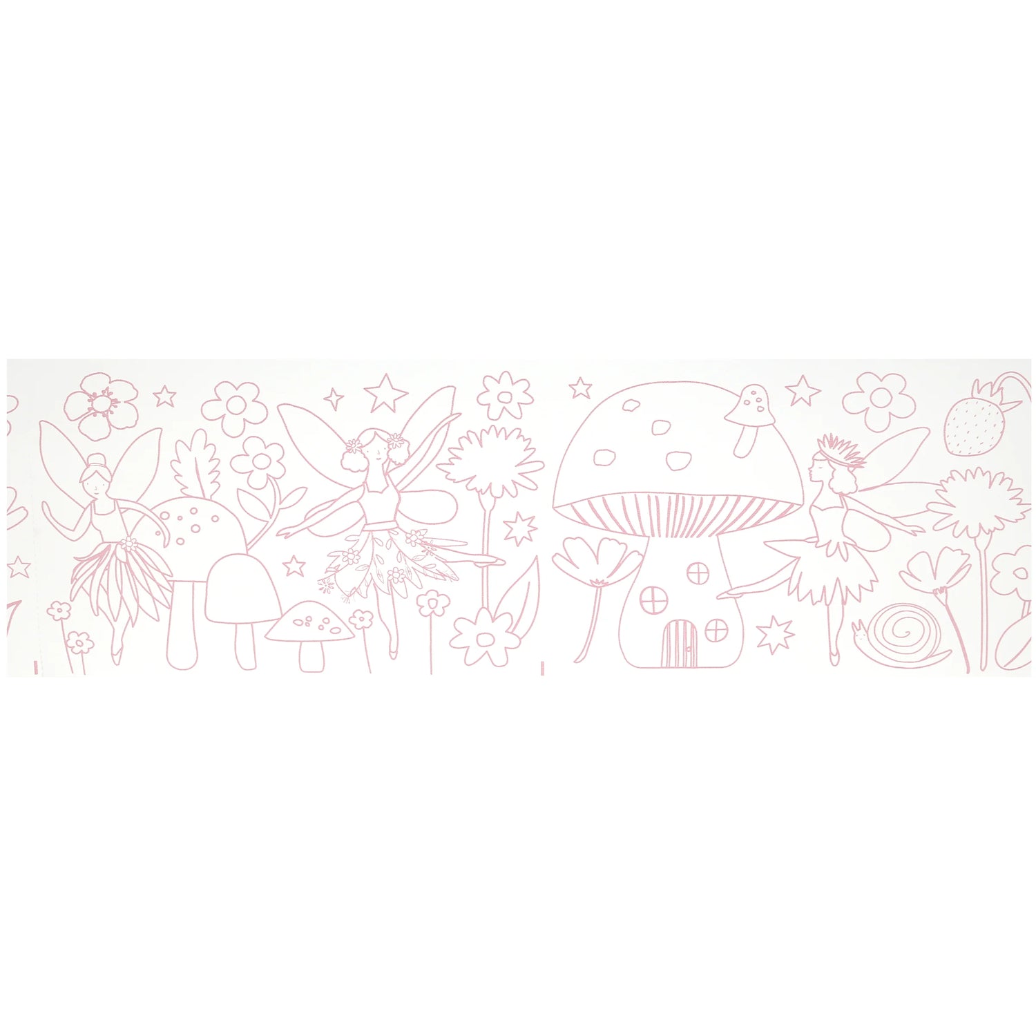 Fairy colouring roll