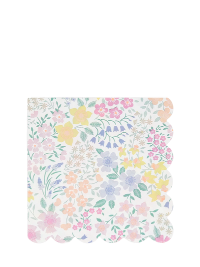 Cottage garden dinner napkins