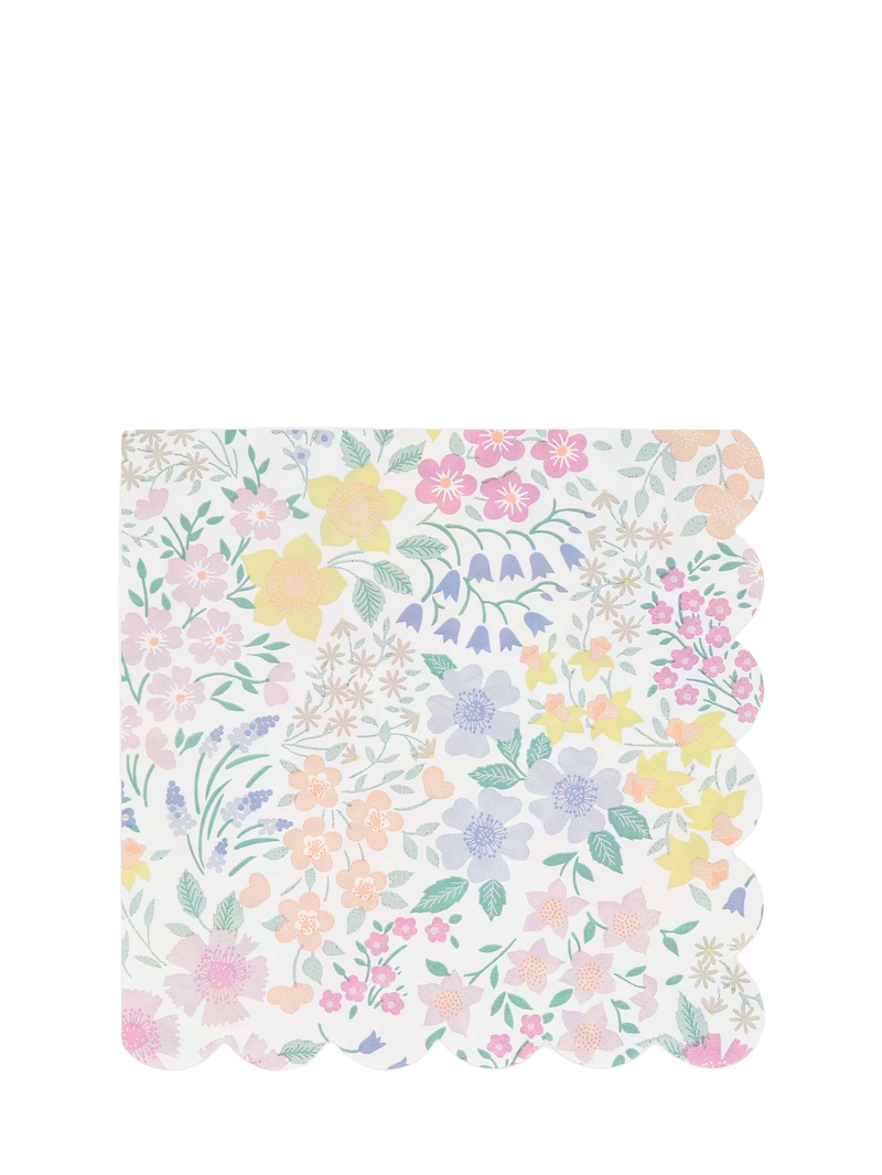 Cottage garden dinner napkins