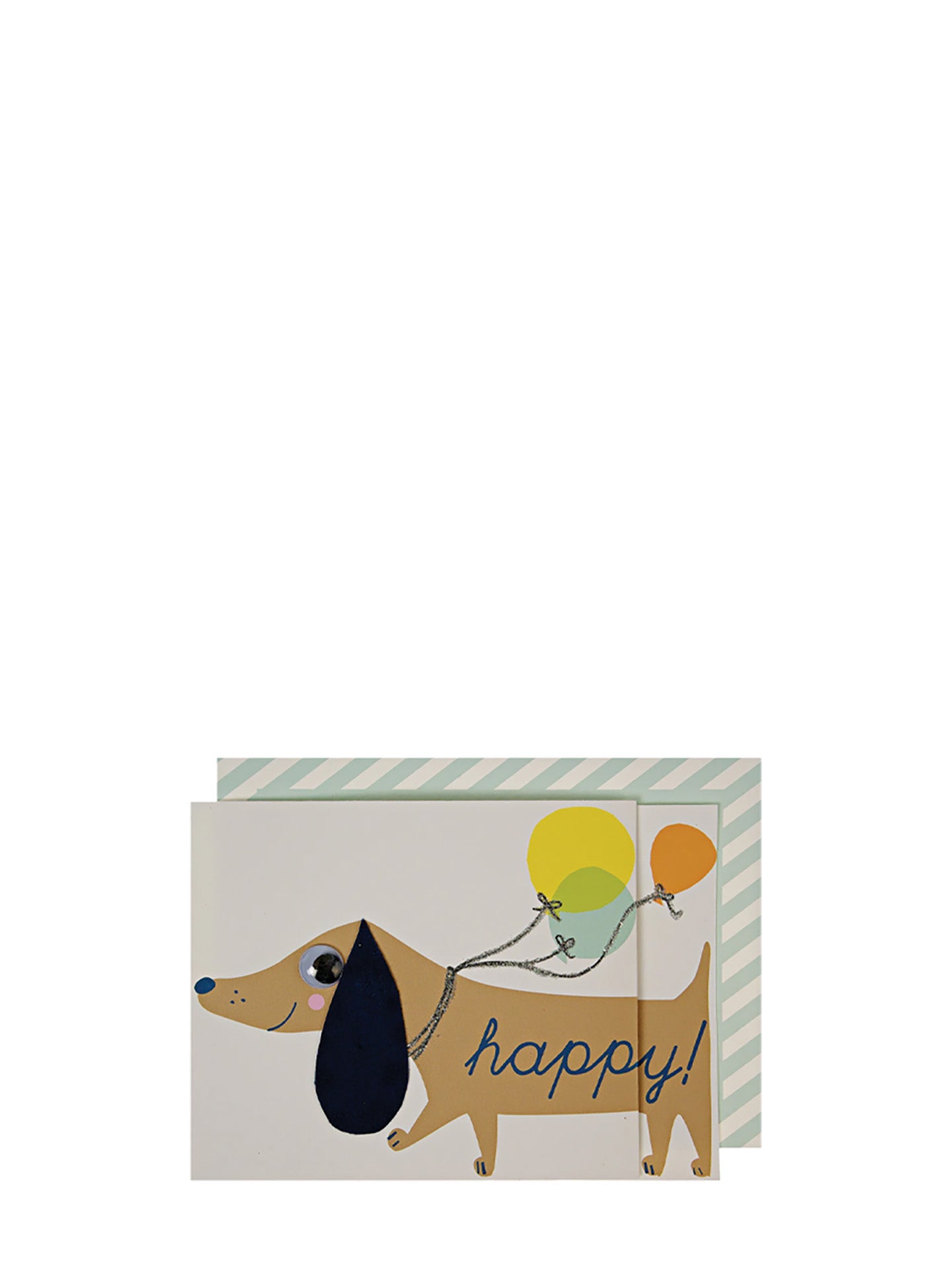 3d sausage dog birthday card