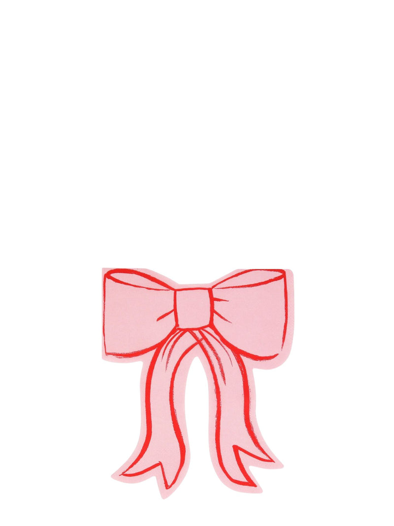 Bow dinner napkins
