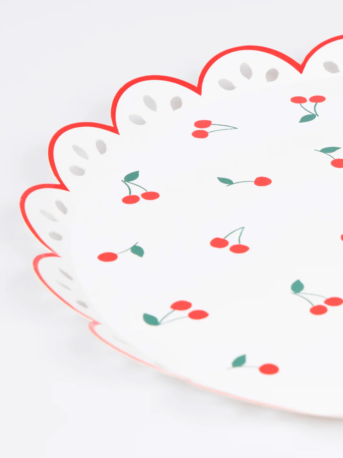 Cherry pattern side plates