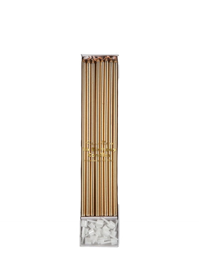 Gold long candles