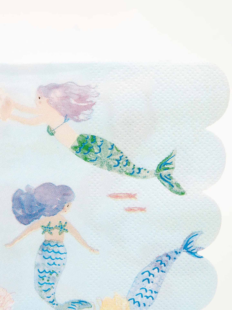 Mermaid swimming napkins