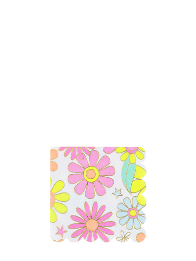 Flower power, cocktail napkins